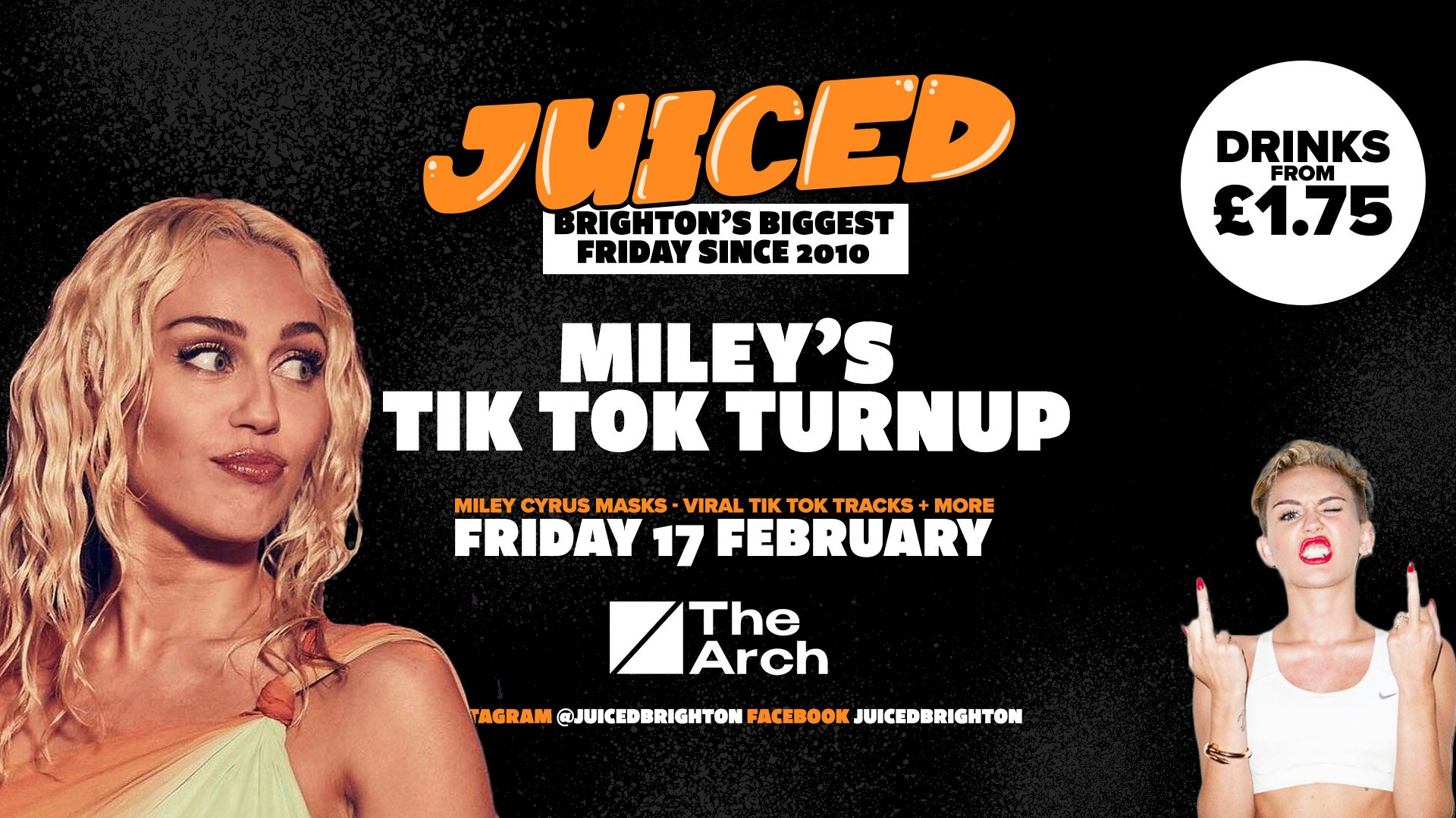 JUICED Fridays x Miley’s Tik Tok Turnup | 17.02.23