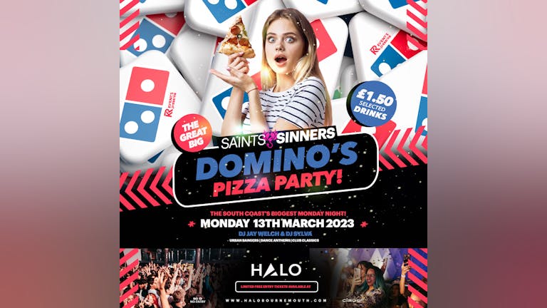 Saints & Sinners: Domino's Pizza Party! 🔊😈
