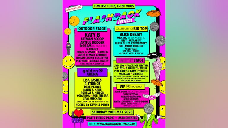  £25 Xclusive Tickets for 'Flashback Festival 2023'