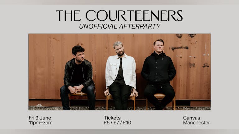The Courteeners Afterparty (Canvas)