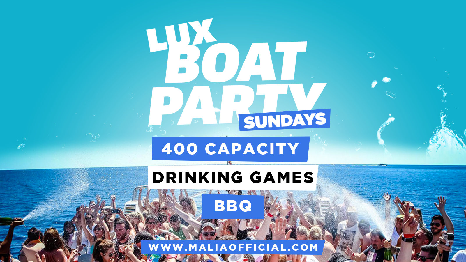 Malia Lux Boat Party