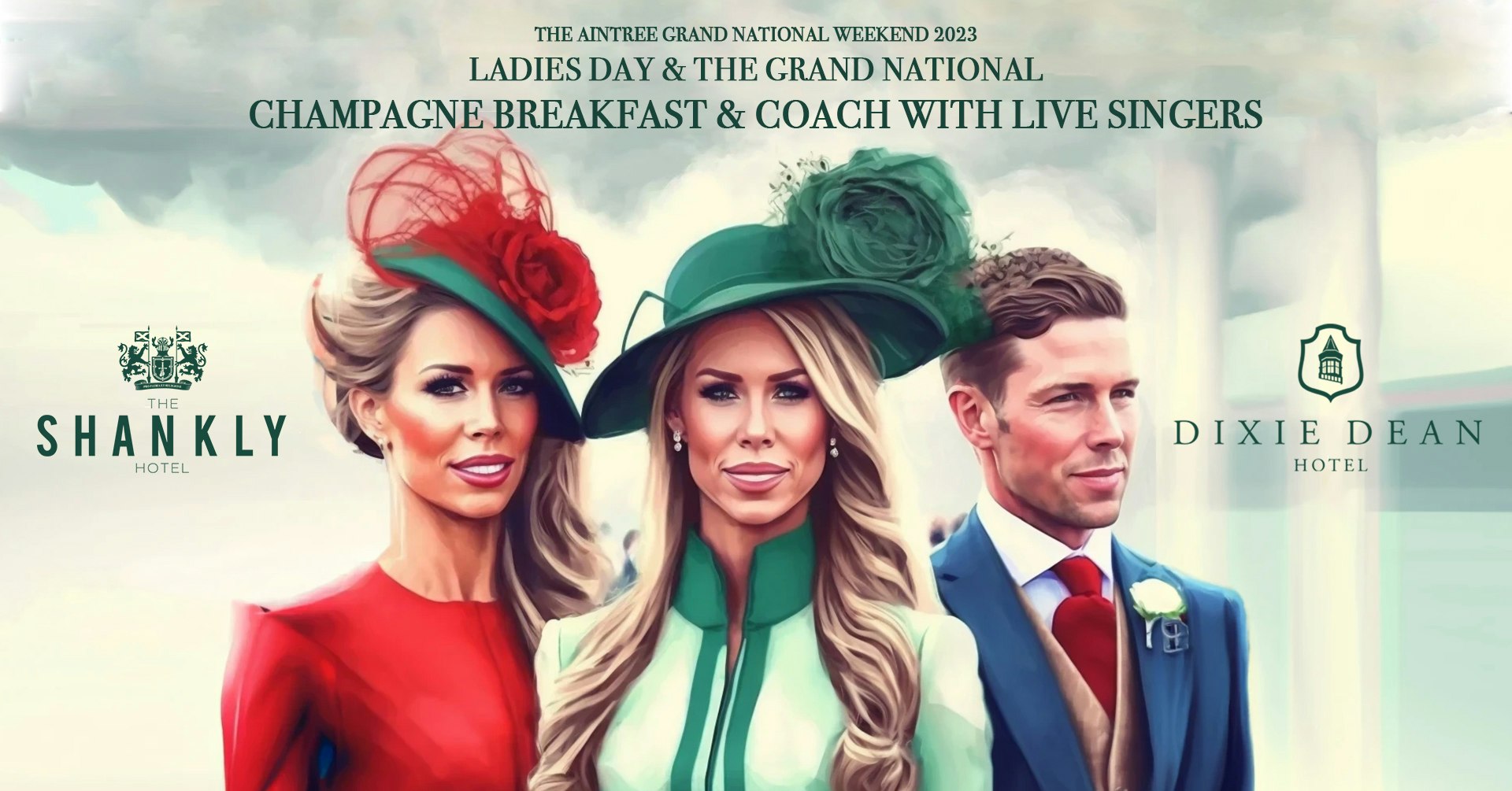 Aintree Grand National & Ladies Day 2023 – Champagne Breakfast & Coach Breakfast