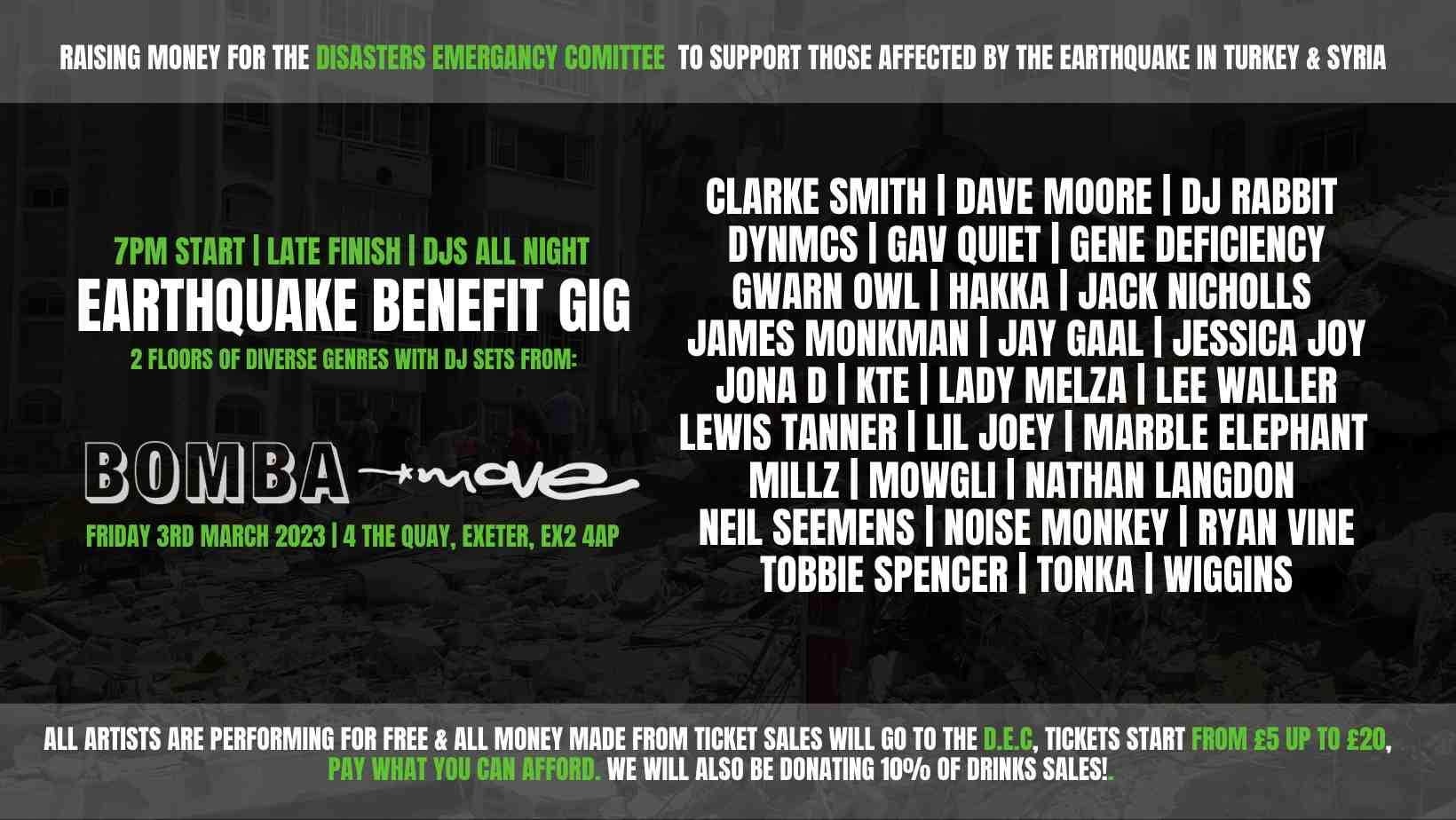 Earthquake THIS EVENT IS CANCELLED