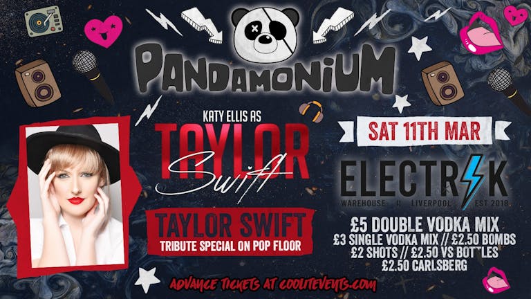 Pandamonium Saturdays : Taylor Swift Tribute Live on Pop Floor