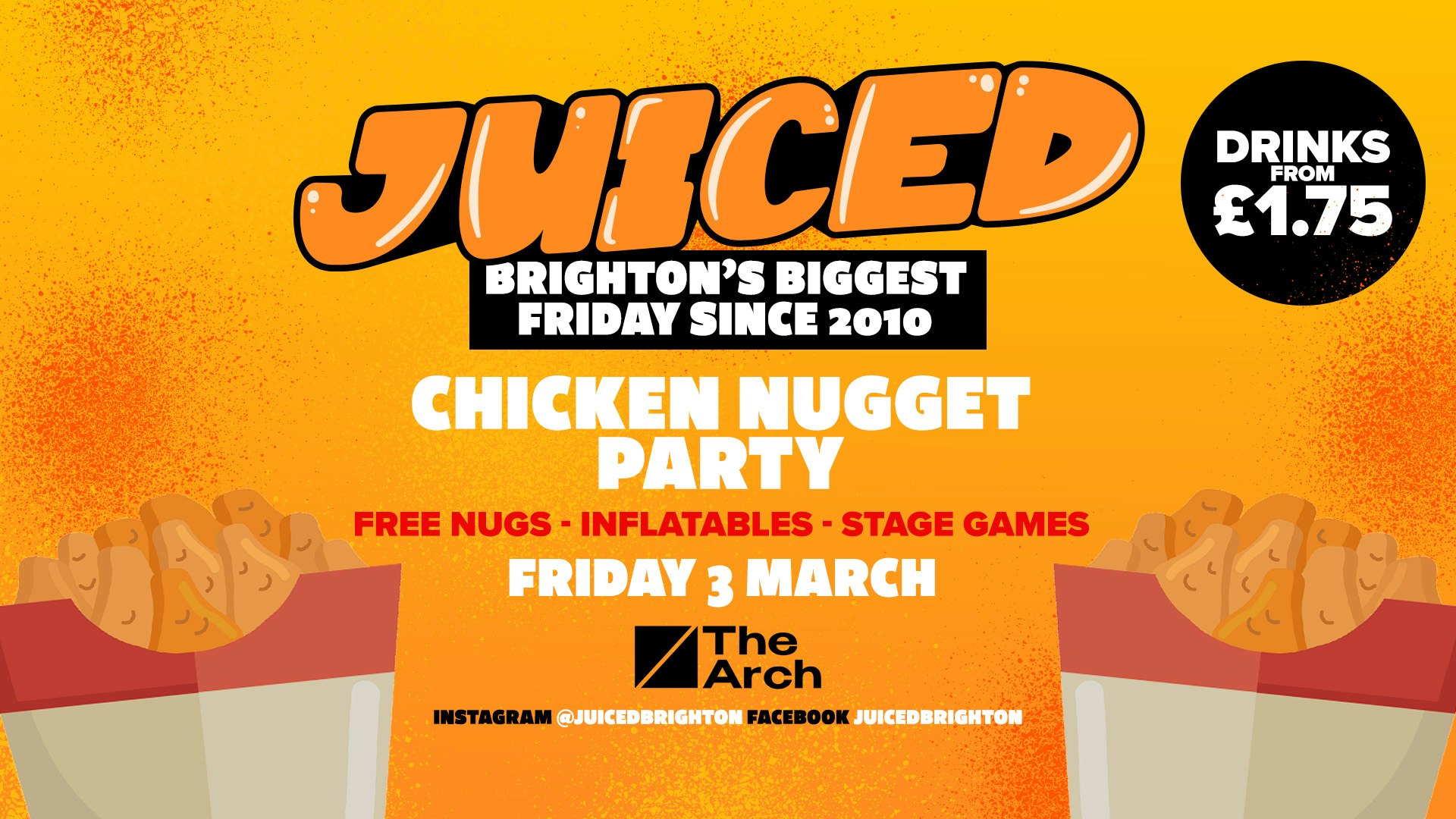 Juiced Fridays x The Big Nugget Party | 03.03.23