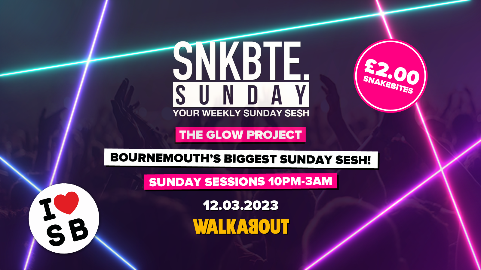 Snakebite Sundays @Walkabout // The Glow Project!