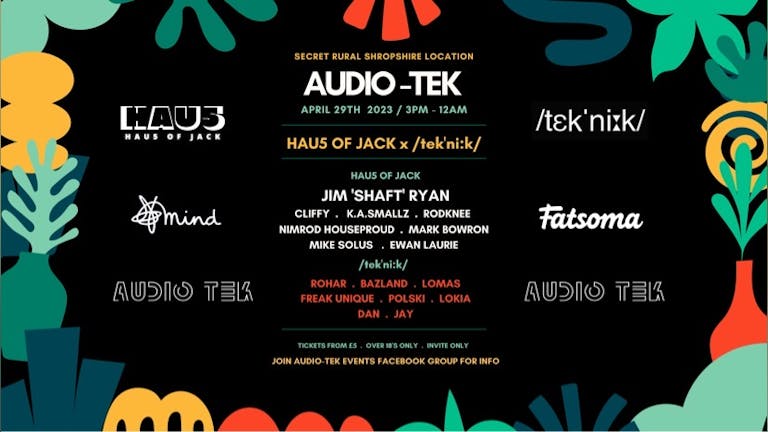 Audio Tek Events - Presents : /tek’nik/ & Hau5 Of Jack