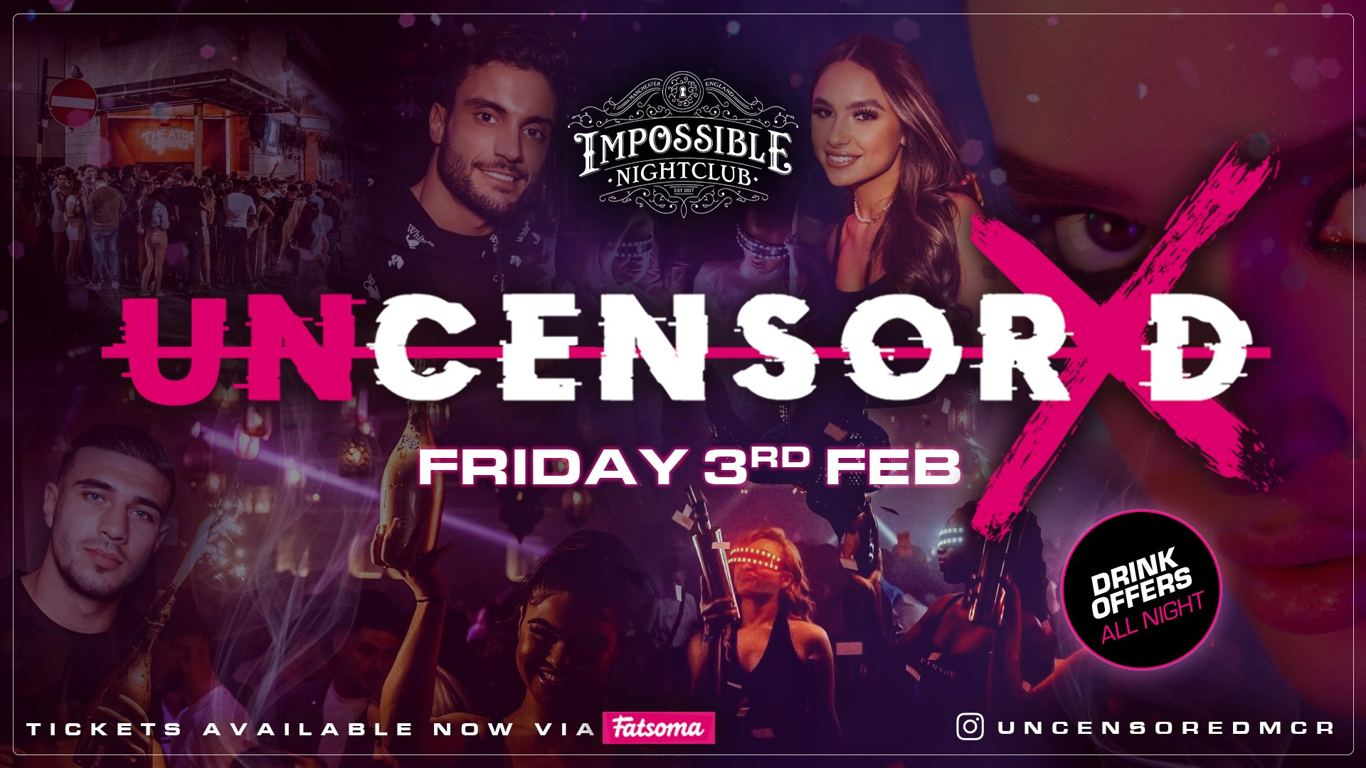 UNCENSORED 🔞 IMPOSSIBLE NIGHTCLUB – Manchester’s Hottest Biggest Friday Night 😈