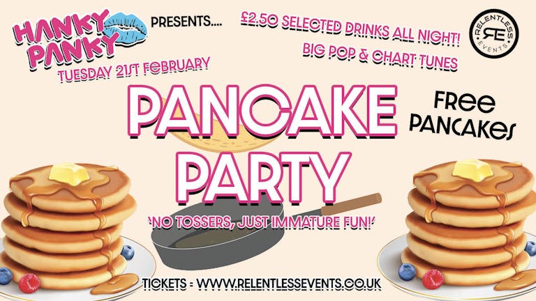 Hanky Panky Pancake Party at Popworld Birmingham