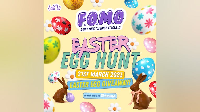 F.O.M.O - Easter Egg Giveaway! 💗🍫🍭🍬