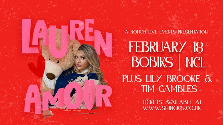 (SOLD OUT!) Lauren Amour + Lily Brooke & Tim Gambles