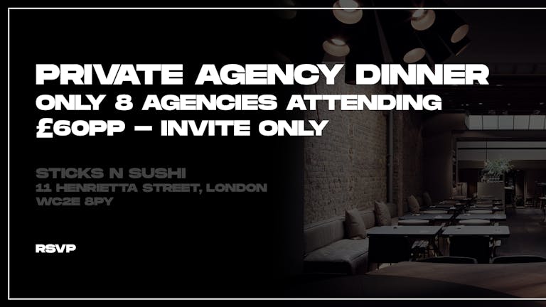 Private Agency Dinner - Trendy Grandad & Climbing Trees - 11th July