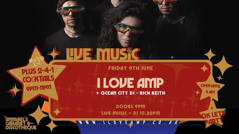 Live Music: I LOVE AMP // Annabel's Cabaret & Discotheque