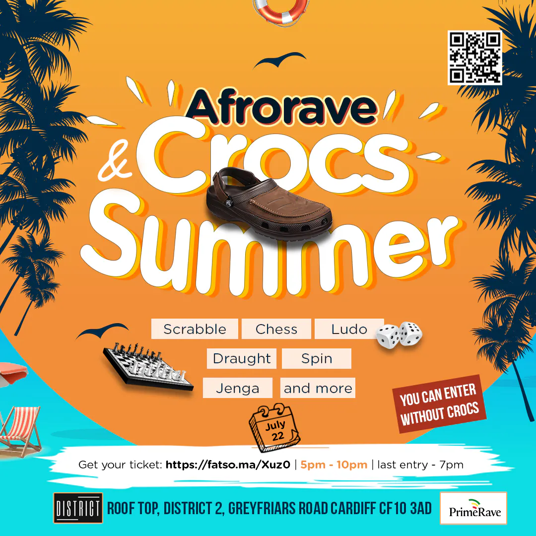 Afro Rave Crocs & Summer at District Cardiff, Cardiff on 22nd Jul 2023 ...