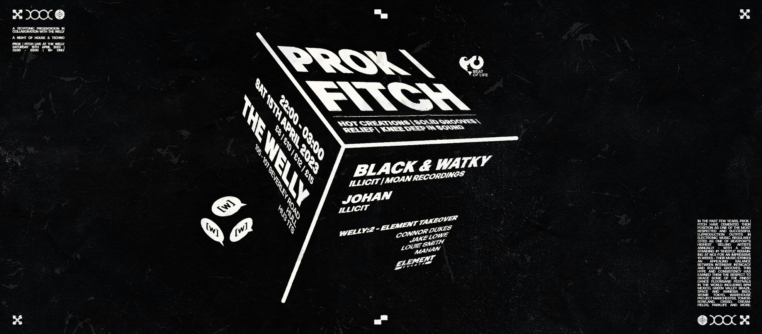 Prok | Fitch (Solid Grooves / Hot Creations), Black & Watky (ILLICIT) + More