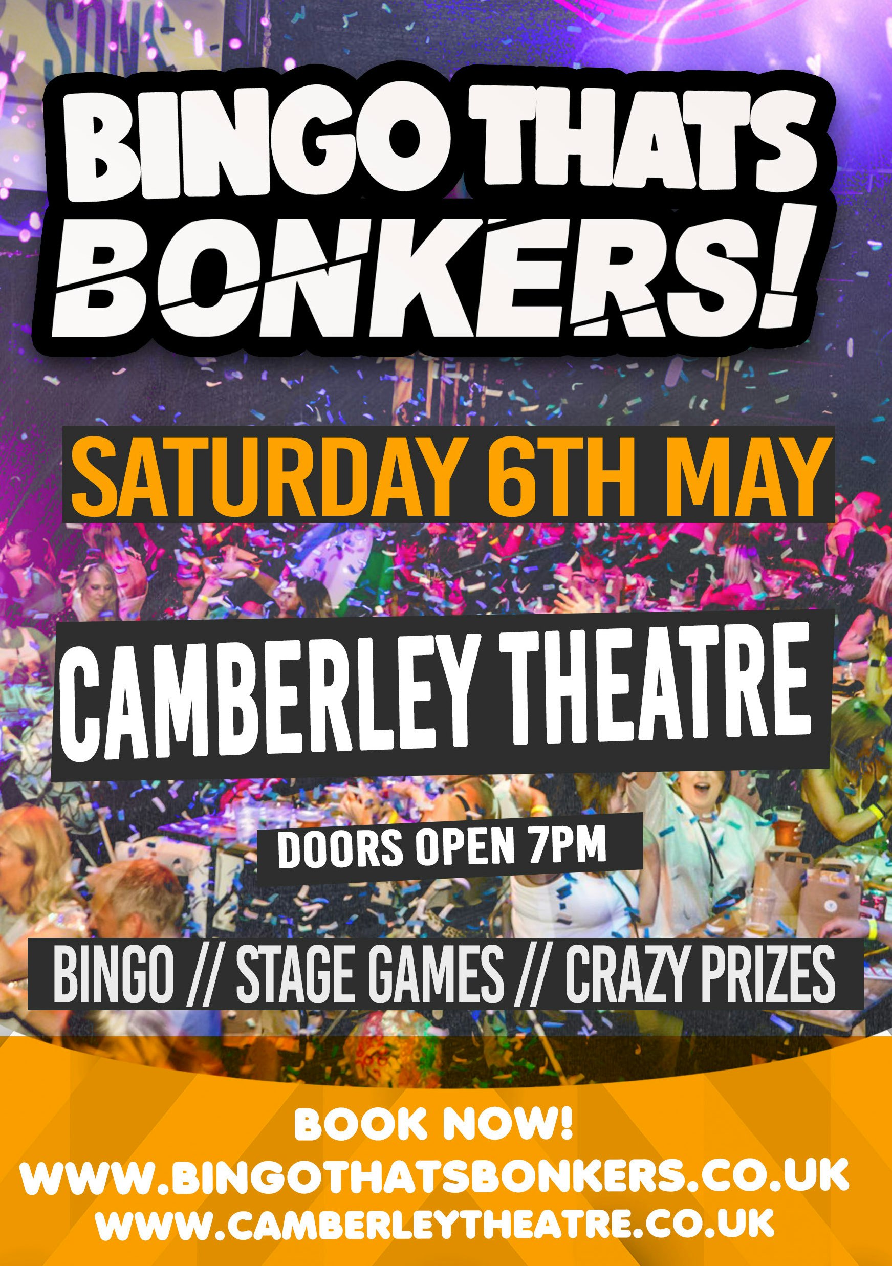 Bingo Thats Bonkers – Camberley Theatre