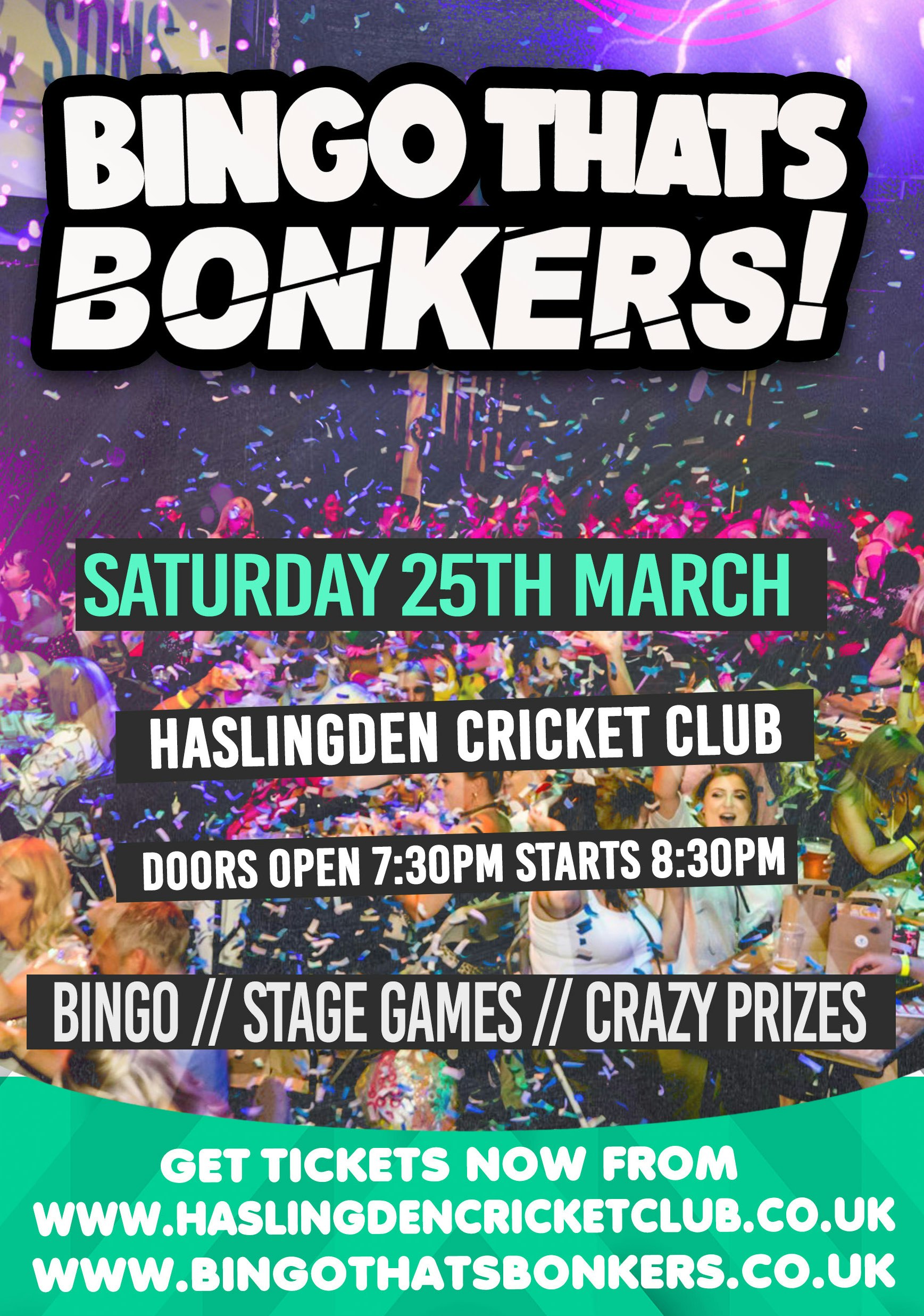 Bingo Thats Bonkers – Haslingden Cricket Club