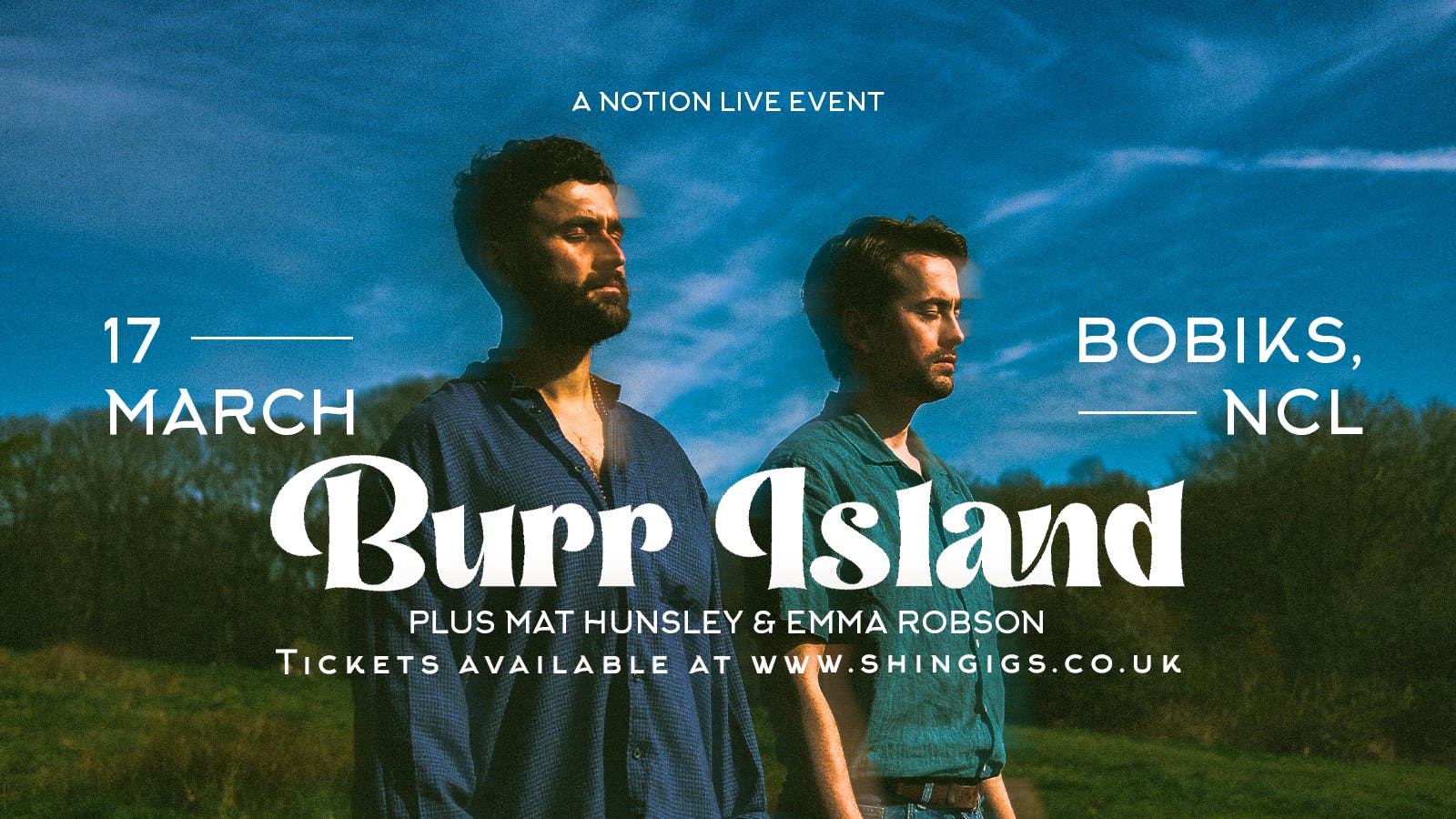 Burr Island + Mat Hunsley & Emma Robson