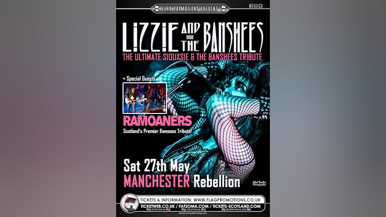 LIZZIE & THE BANSHEES - The Ultimate Siouxsie & The Banshees Tribute! 2022 UK TOUR 