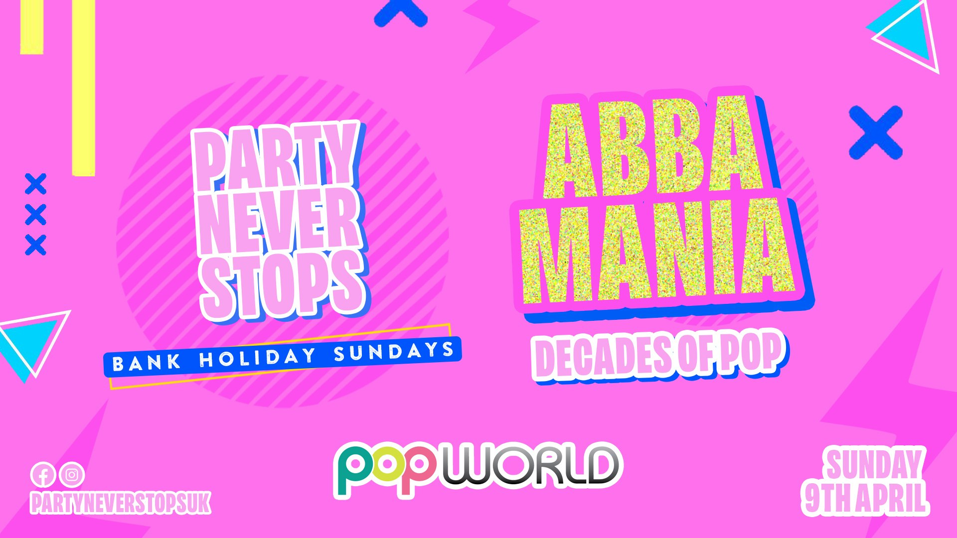 Party Never Stops ➤ ABBA Mania ➤ Bank Holiday Sunday Special