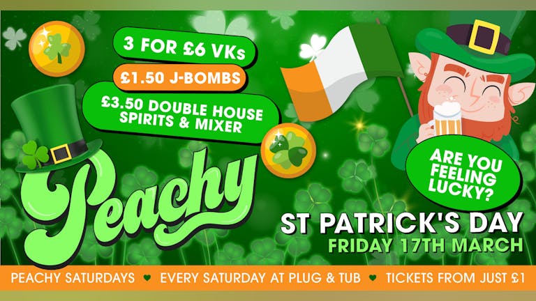 Friday Peachy: St Patrick’s Day Party!