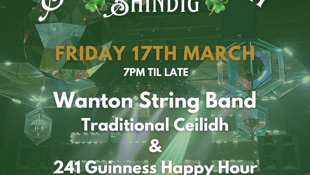 St Patrick’s Day Shindig w/ The Wanton String Band