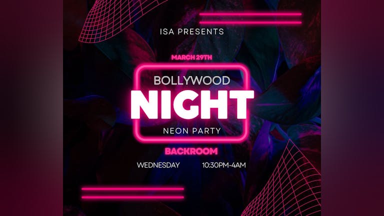 Leeds | Bollywood End of term Party - Wednesday 29th March | Backroom