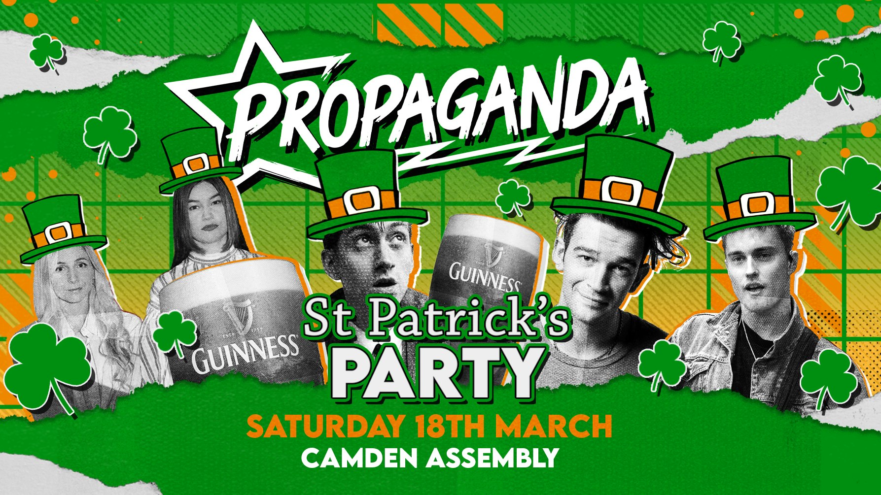 TONIGHT! Propaganda London – St Patricks Party at Camden Assembly!