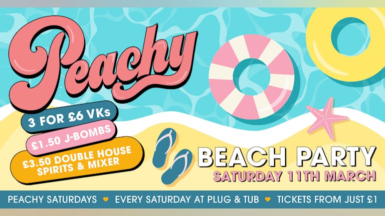 Peachy:  Beach Party!