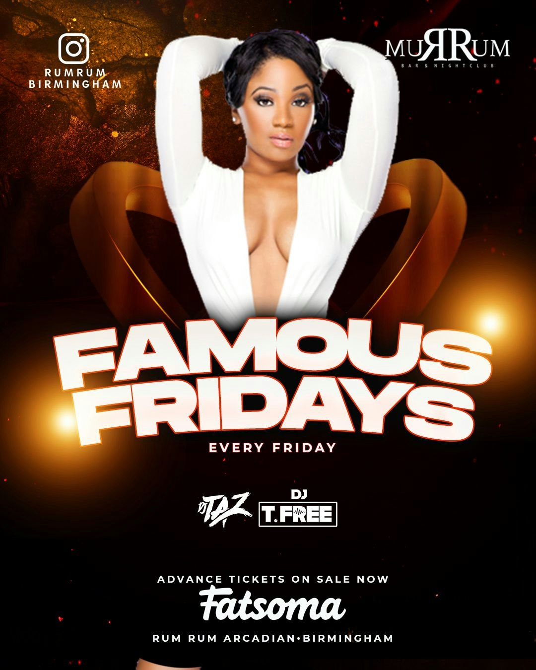 🎁 Famous Fridays at RumRum Club in Arcadian – Drink offers are Every Friday ★ FROM £2.50 ALL NIGHT ★ See Below 💎