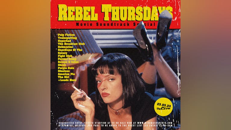 REBEL / "Movie Soundtrack Special" / Thursday at theCUT!