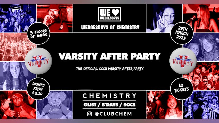 We Love Wednesdays  ∙  VARSITY AFTER PARTY