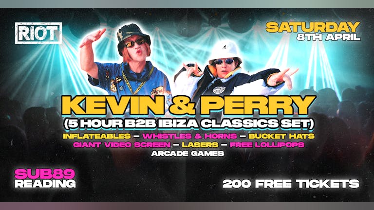 Kevin & Perry 5 Hour Ibiza Classics Set @ SUB89 - Giant LED Video Wall, Lasers, Inflatables + More