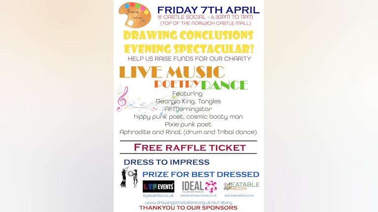 Drawing Conclusions Charity Fundraiser 
