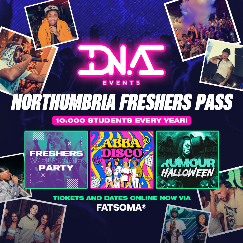 DNA Freshers Pass – Northumbria Freshers