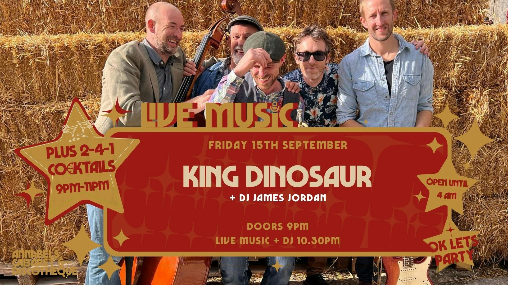 Live Music: KING DINOSAUR // Annabel’s Cabaret & Discotheque