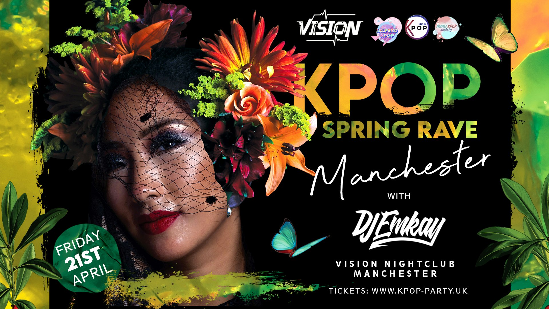 K-Pop Spring Rave Manchester – with DJ EMKAY | Friday 21st April