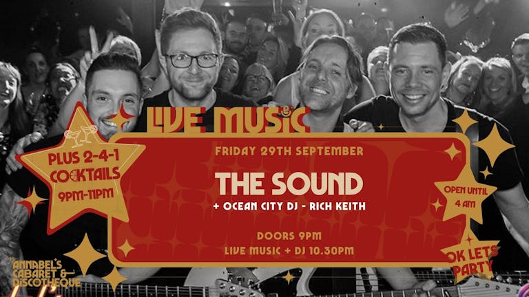 Live Music: THE SOUND // Annabel's Cabaret & Discotheque