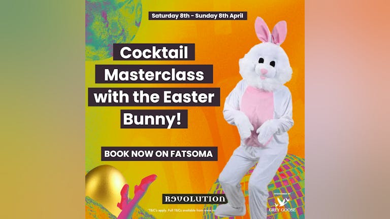 🐣Cocktail Masterclass with the Easter Bunny!🐰