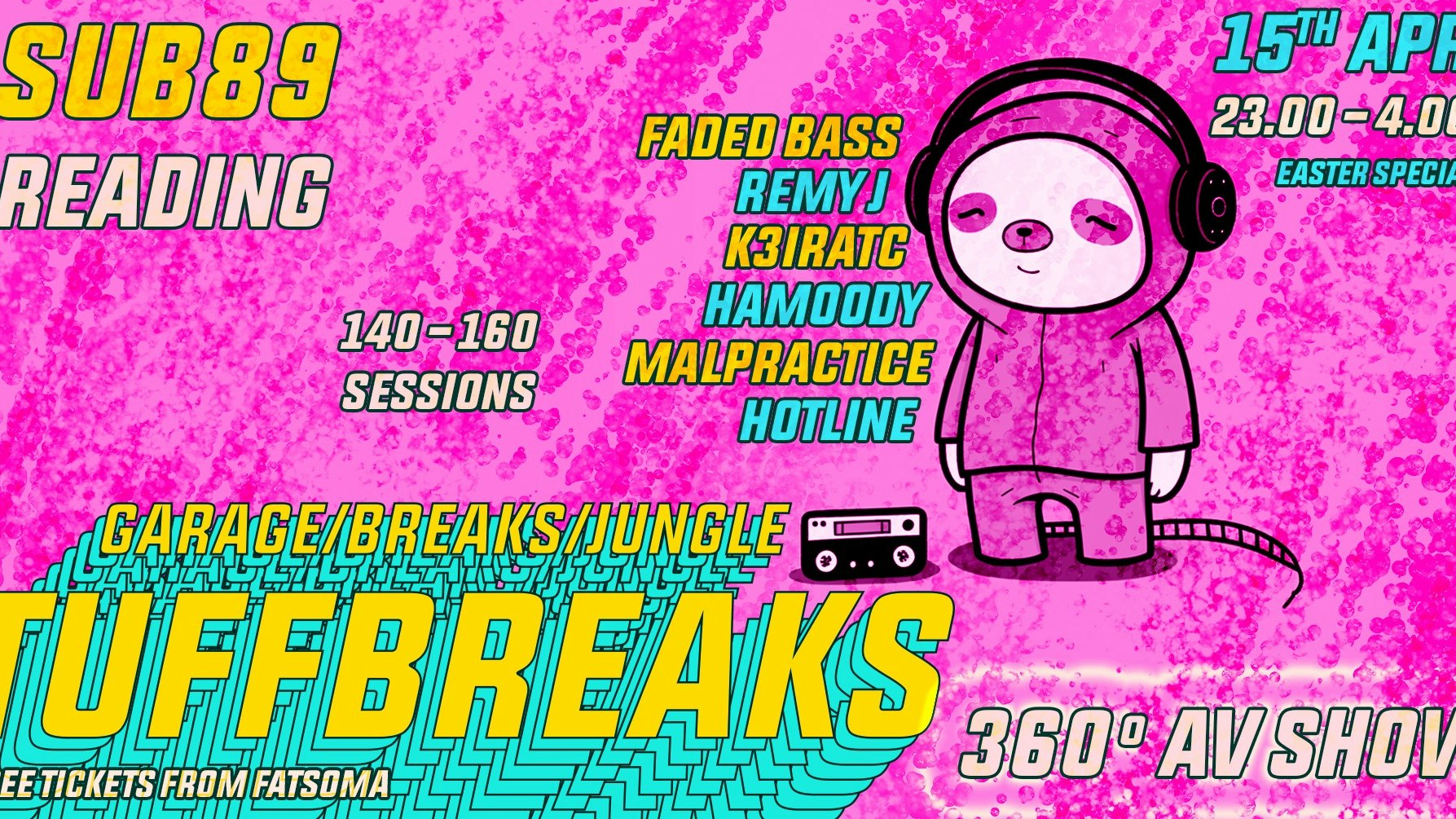 CANCELLED -TUFFBREAKS 360° Audio-Visual Showcase: UKG, Breaks and more