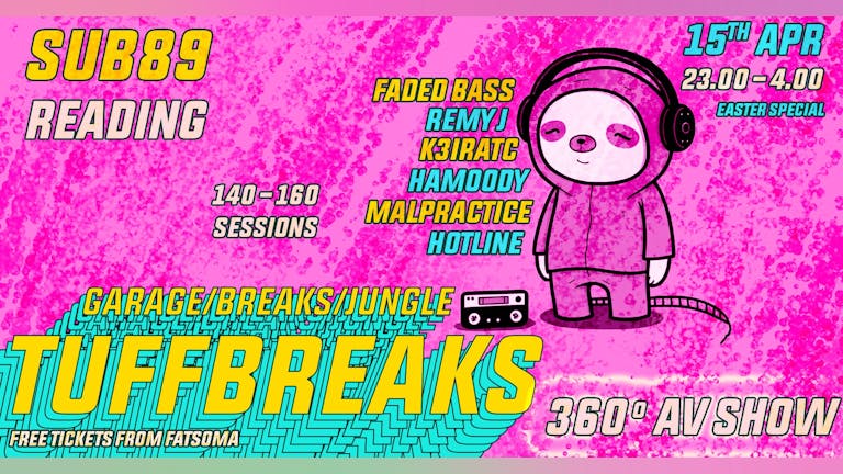 CANCELLED -TUFFBREAKS 360° Audio-Visual Showcase: UKG, Breaks and more 