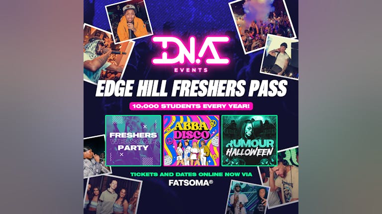 DNA Freshers Pass - Edge Hill Freshers 