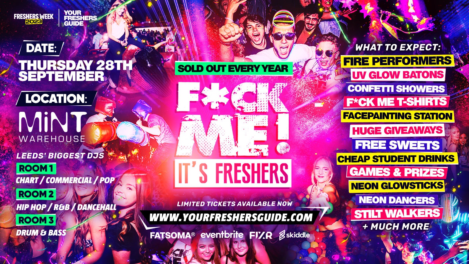 F*CK ME It’s Freshers – Leeds Freshers 2023