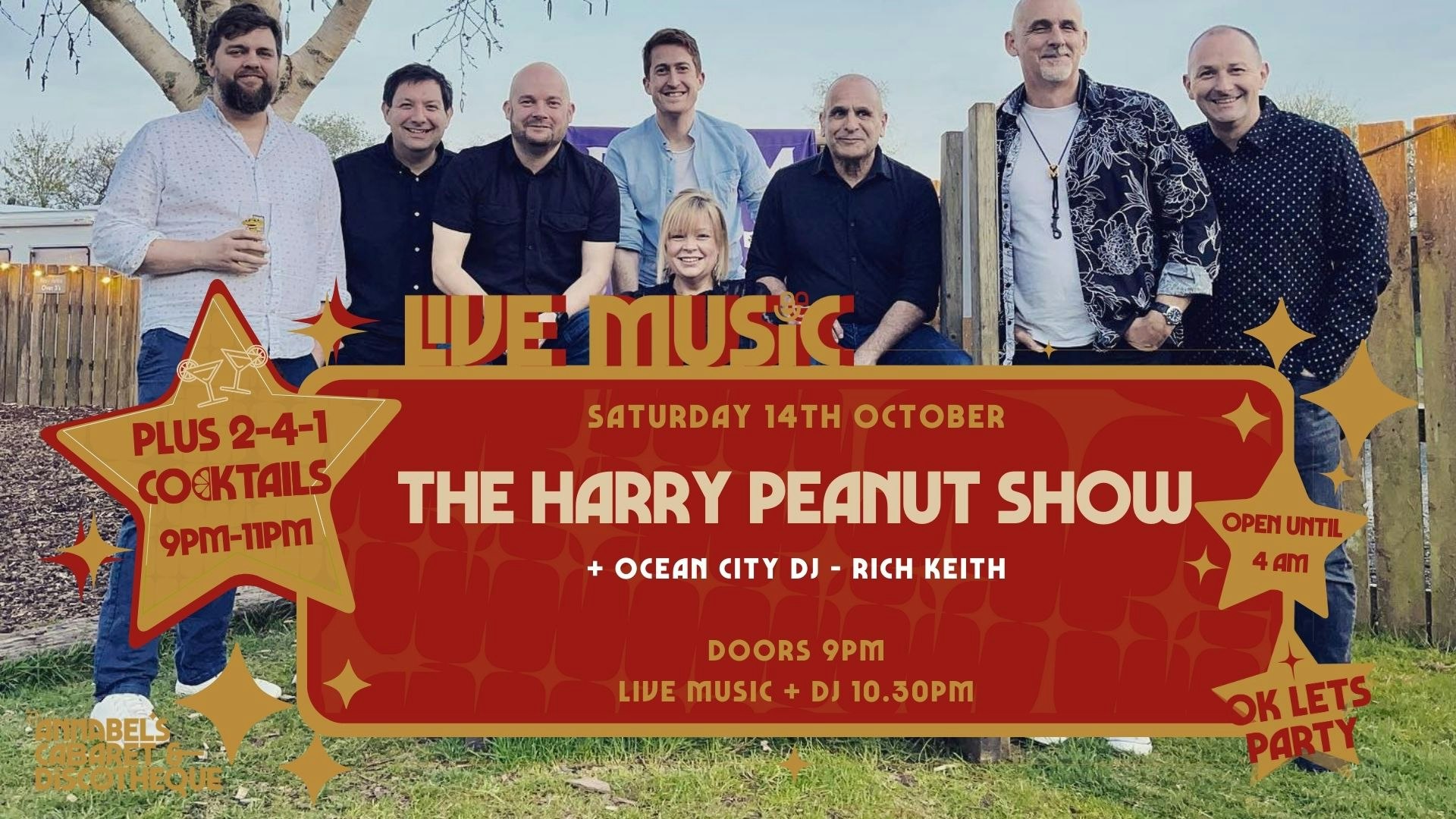 Live Music: THE HARRY PEANUT SHOW // Annabel’s Cabaret & Discotheque