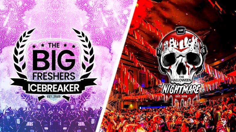 The Big Freshers Dual Pass - Bristol: Including The Big Freshers Icebreaker & Halloween Nightmare - INCLUDES X2 FREE LED BATONS TODAY ONLY! 