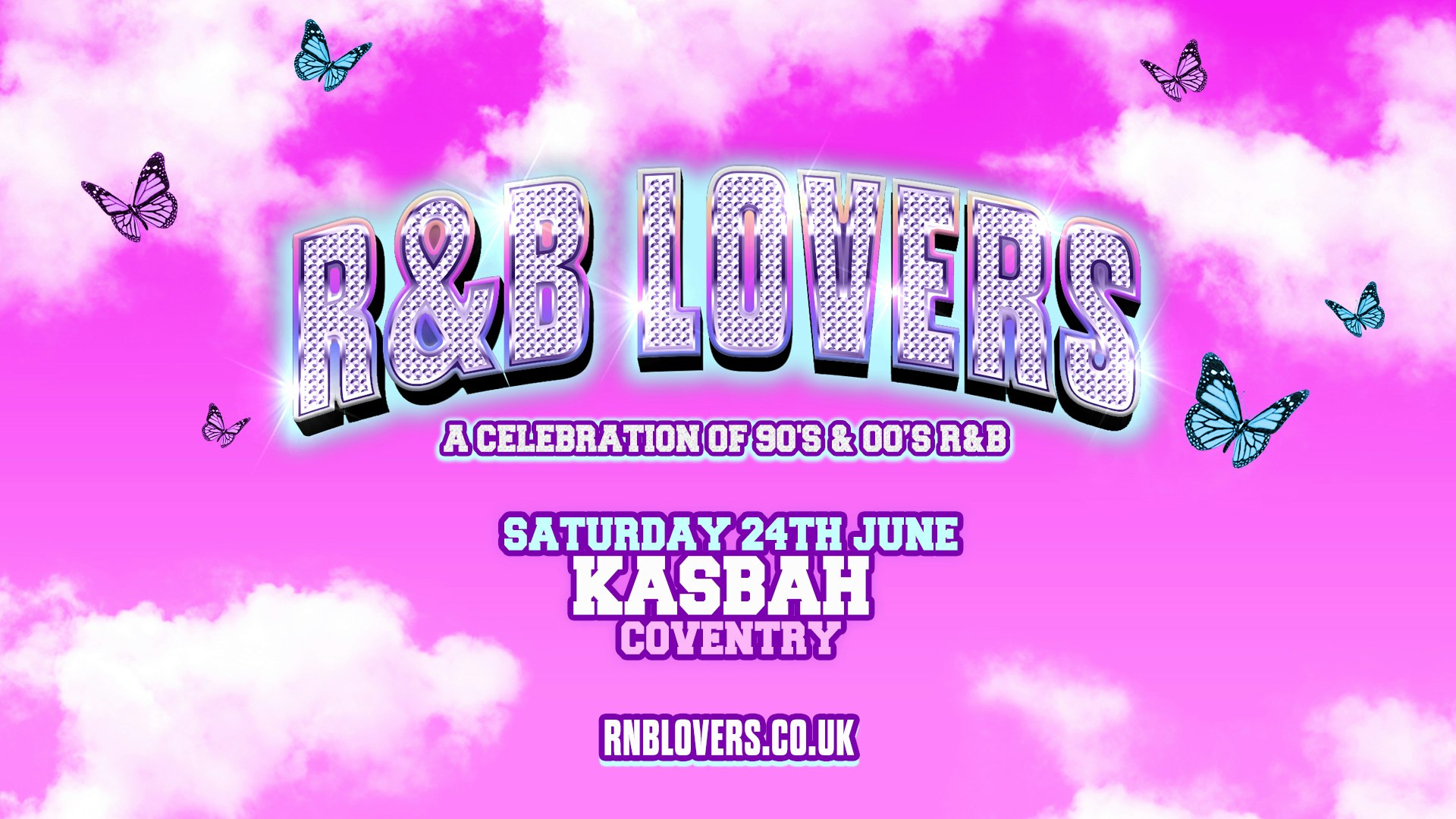 R&B Lovers – Saturday 24th June – Kasbah Coventry [FINAL TICKETS REMAIN]