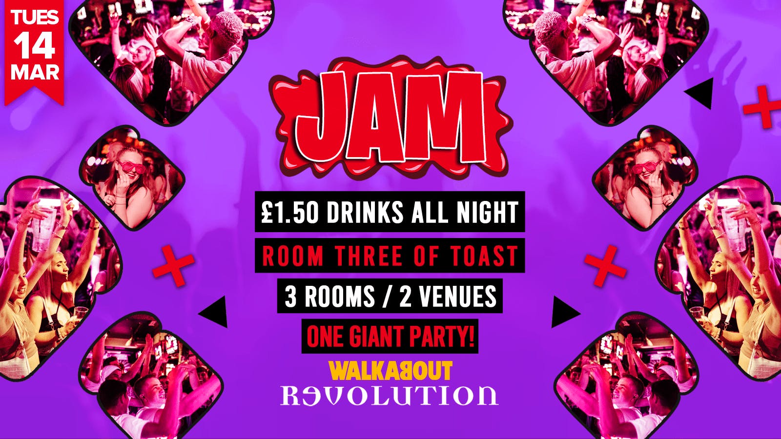 Jam • Room 3 Of Toast • Walkabout & Revolution