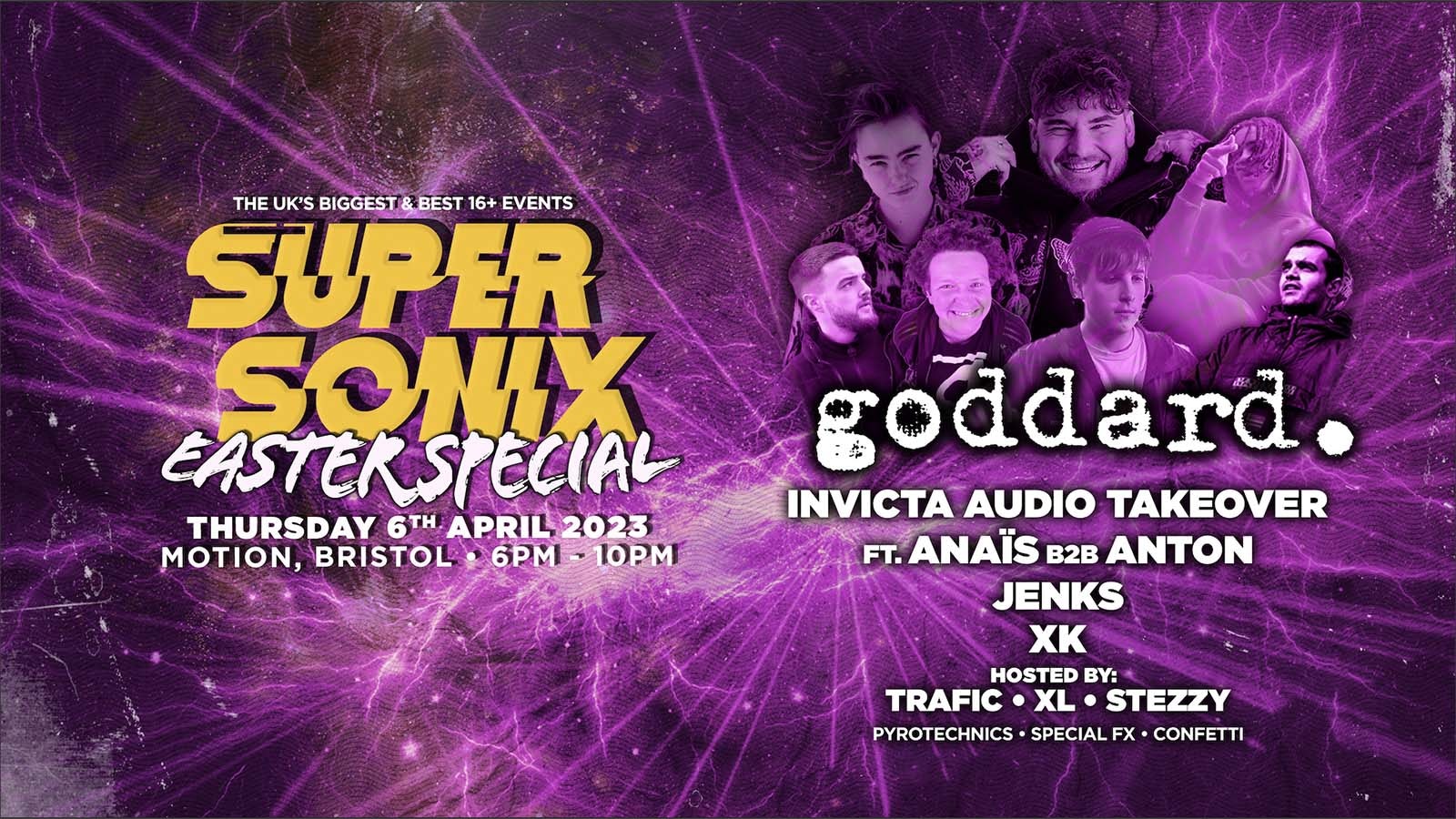 Super Sonix 16+ : Easter Special : Bristol