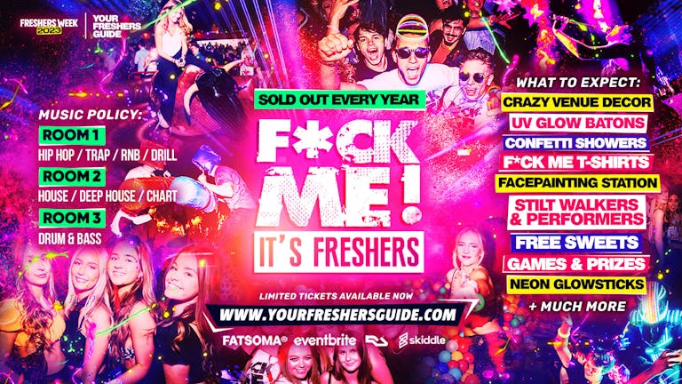 F*CK ME It's Freshers | Reading Freshers 2023 - FREE F*CK ME It's Freshers T Shirt with EVERY TICKET 👕 - TODAY ONLY! 🔥