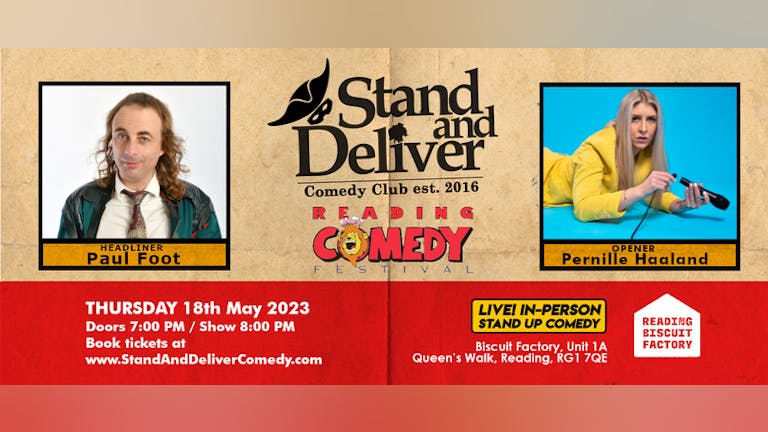 Bonus show: Stand and Deliver, Reading Indi Comedy Fest Special